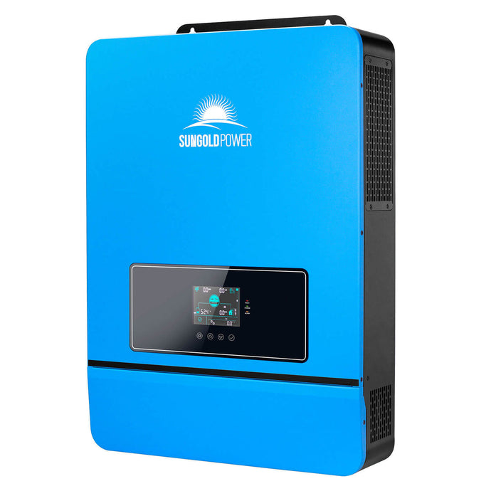 Deep Sky Blue SunGoldPower 8KW 48V Split Phase Solar Inverter