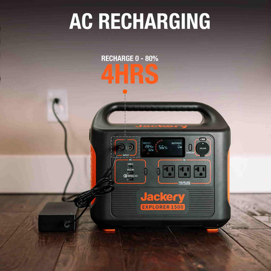 Dark Slate Gray Jackery Explorer 1500 Portable Power Station