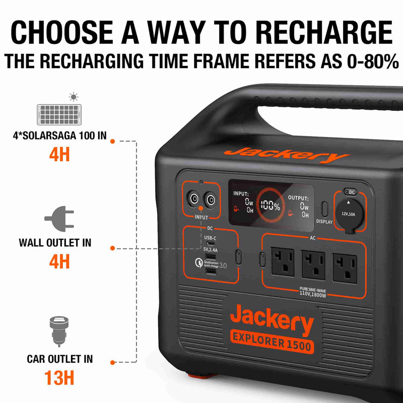 Load image into Gallery viewer, Dark Slate Gray Jackery Explorer 1500 Portable Power Station
