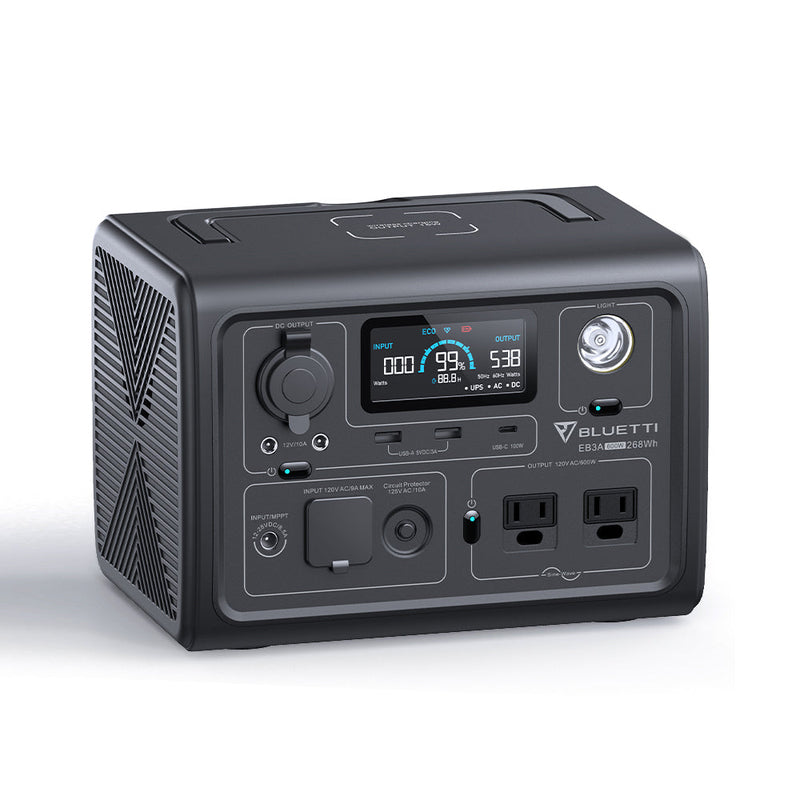 Load image into Gallery viewer, Dark Slate Gray Bluetti EB3A Portable Power Station | 600W 268Wh
