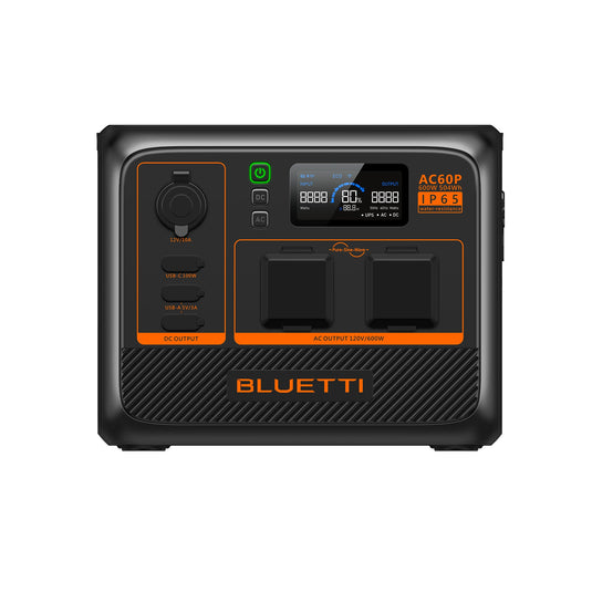 Dark Slate Gray Bluetti AC60P Portable Power Station | 600W 504Wh