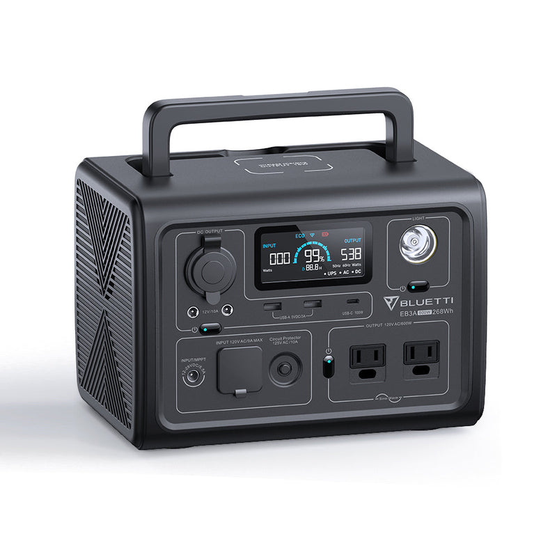 Load image into Gallery viewer, Dark Slate Gray Bluetti EB3A Portable Power Station | 600W 268Wh
