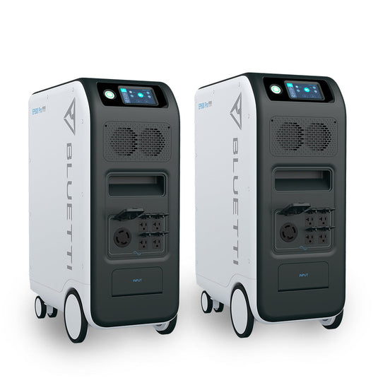 Light Gray Bluetti EP500Pro Solar Power Station | 3,000W 5,120Wh