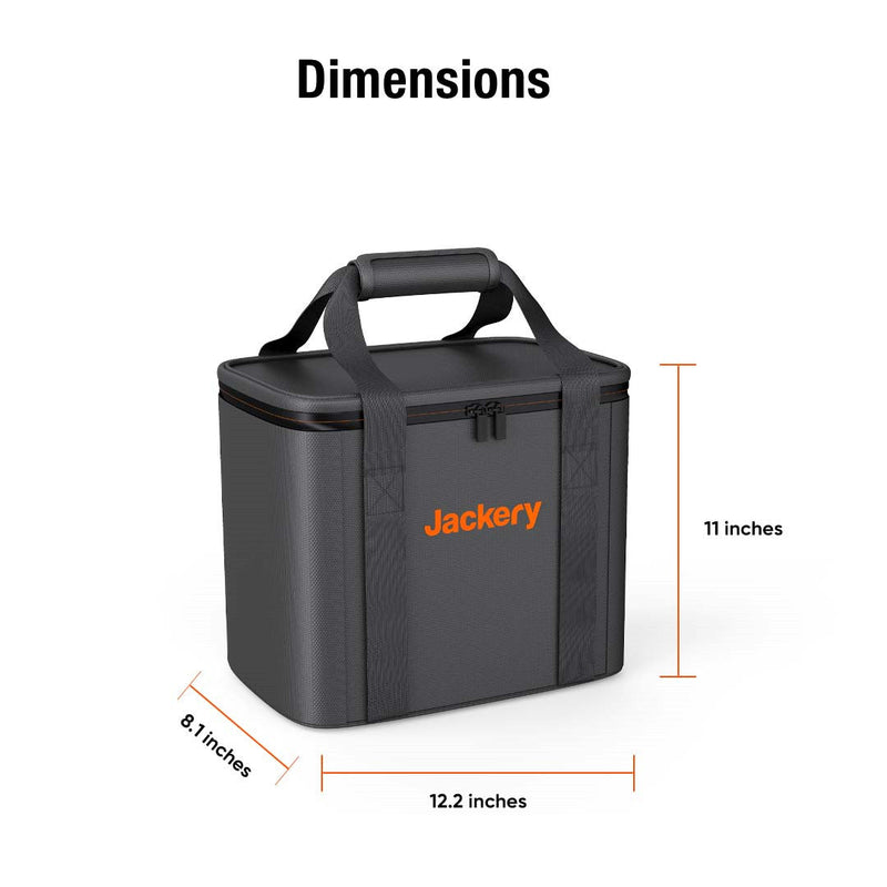 Load image into Gallery viewer, Dark Slate Gray Jackery Upgraded Carrying Case Bag for Explorer 500/300 Plus/300/240 (S)
