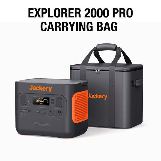 Dark Slate Gray Jackery Carrying Case Bag for Explorer 2000 Pro/1500 Pro/1000 Plus (L)