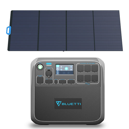 Dark Slate Gray Bluetti AC200P Portable Power Station | 2,000W 2,000Wh