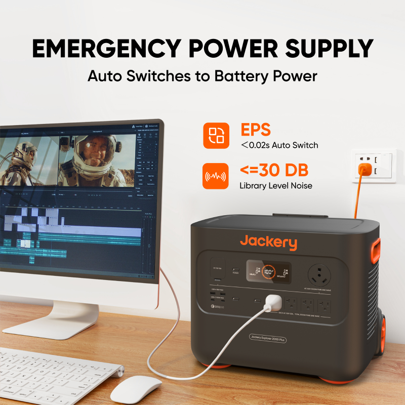 Load image into Gallery viewer, Light Gray Jackery Explorer 2000 Plus Portable Power Station
