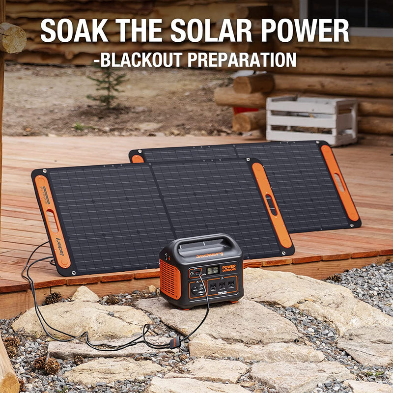 Load image into Gallery viewer, Rosy Brown Jackery SolarSaga 100W Solar Panel
