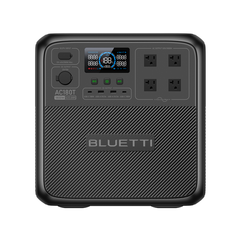 Load image into Gallery viewer, Dark Slate Gray Bluetti AC180T Portable Power Station | 1,800W,1433Wh
