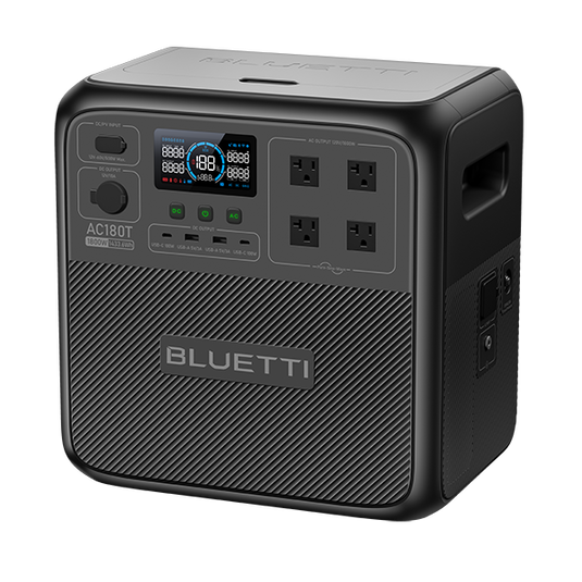 Dark Slate Gray Bluetti AC180T Portable Power Station | 1,800W,1433Wh