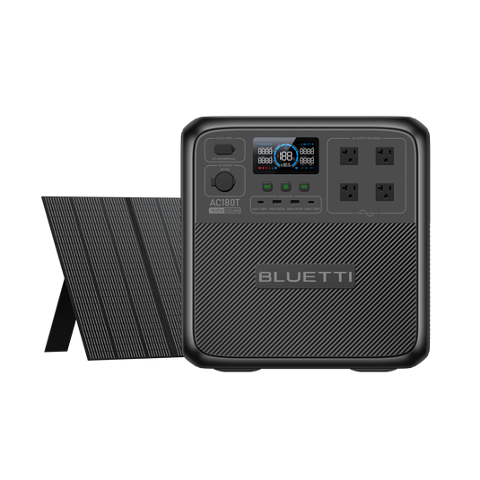 Dark Slate Gray Bluetti AC180T Portable Power Station | 1,800W,1433Wh