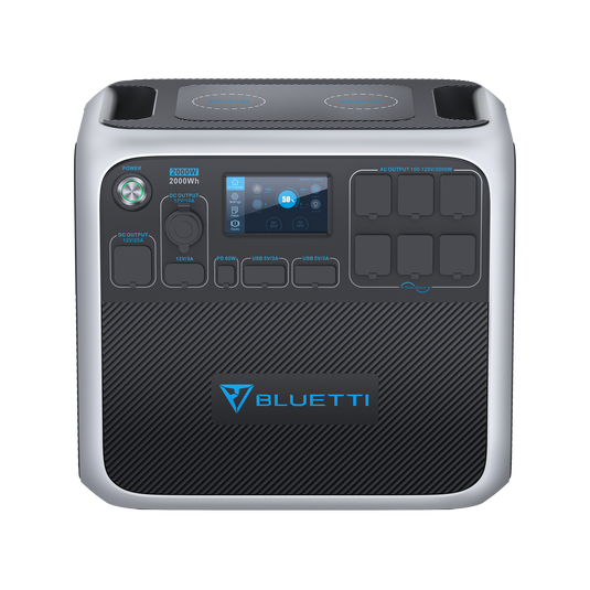 Dark Slate Gray Bluetti AC200P Portable Power Station | 2,000W 2,000Wh