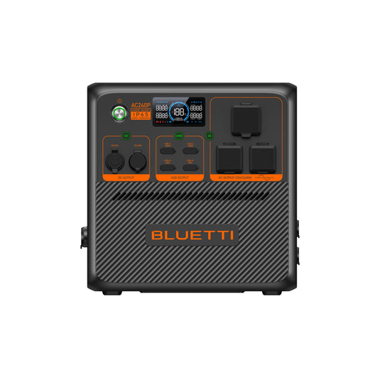 Dark Slate Gray Bluetti AC240P Portable Power Station | 2,400W 1,843Wh