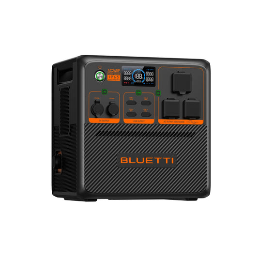 Dark Slate Gray Bluetti AC240P Portable Power Station | 2,400W 1,843Wh