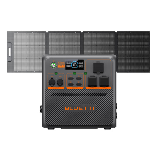 Dark Slate Gray Bluetti AC240P Portable Power Station | 2,400W 1,843Wh