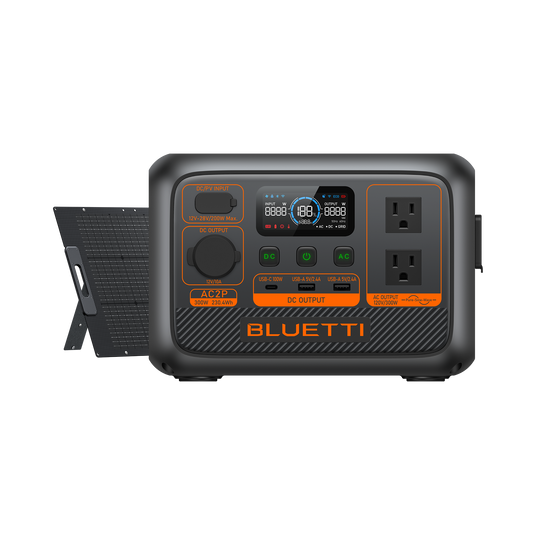 Dark Slate Gray Bluetti AC2P Portable Power Station | 300W 230.4Wh