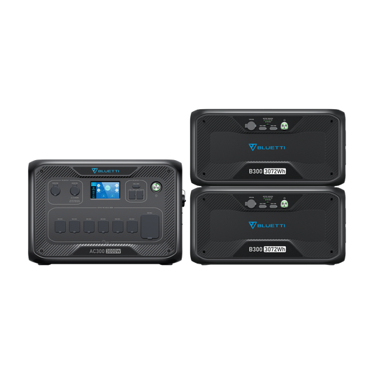 Dark Slate Gray Bluetti AC300+B300 | Home Battery Backup