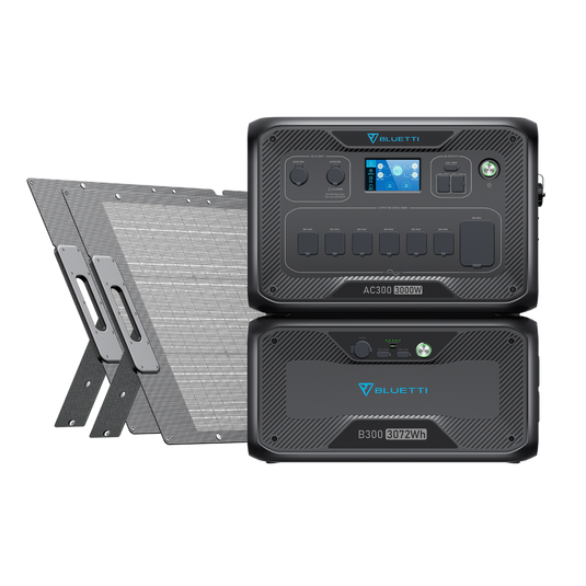 Dark Slate Gray Bluetti AC300+B300 | Home Battery Backup