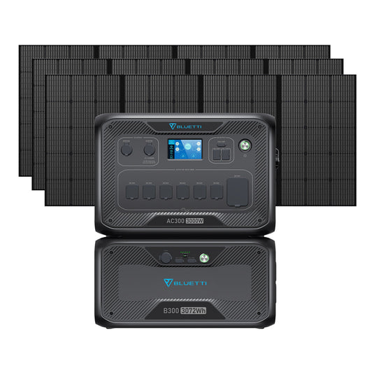 Dark Slate Gray Bluetti AC300+B300 | Home Battery Backup