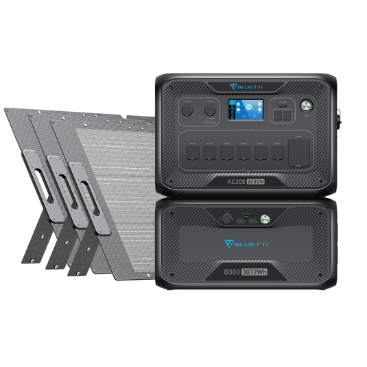 Dark Slate Gray Bluetti AC300+B300 | Home Battery Backup