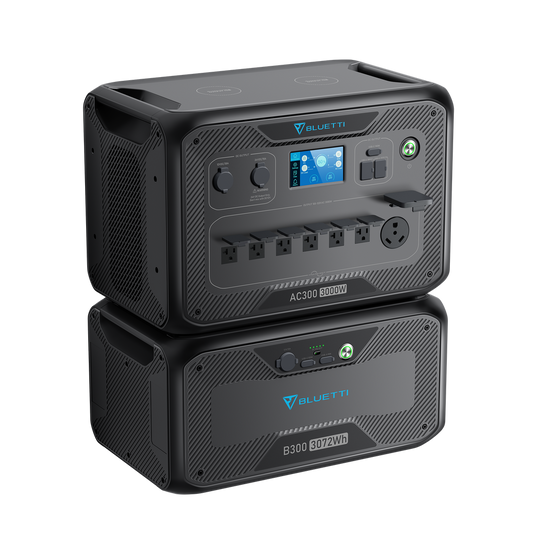 Dark Slate Gray Bluetti AC300+B300 | Home Battery Backup