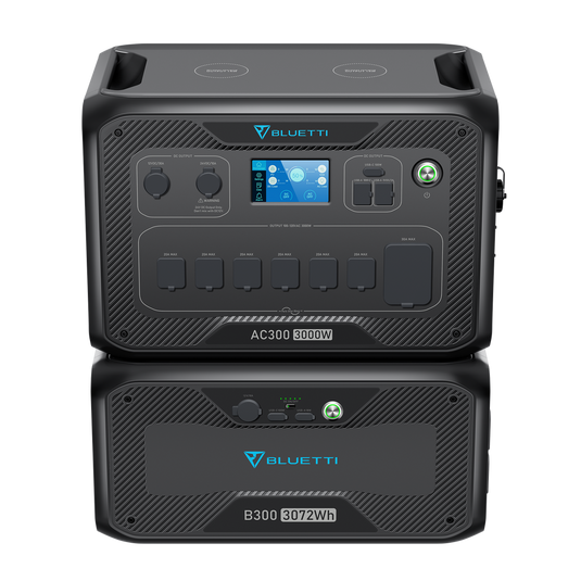 Dark Slate Gray Bluetti AC300+B300 | Home Battery Backup