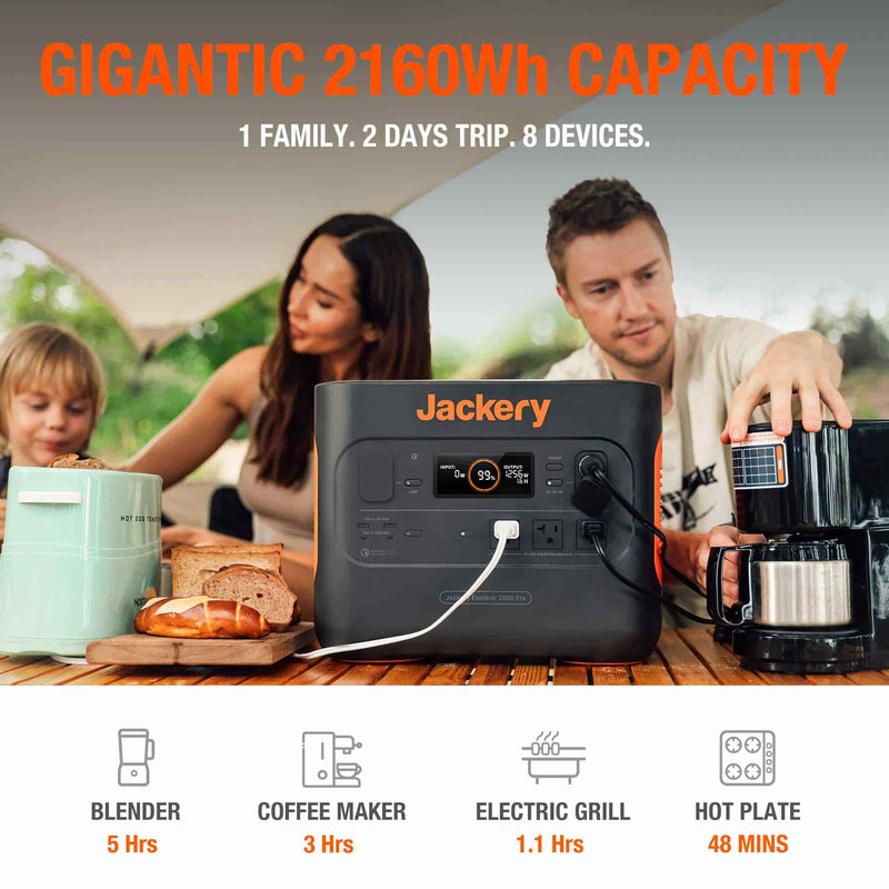 Load image into Gallery viewer, Rosy Brown Jackery Explorer 2000 Pro Portable Power Station
