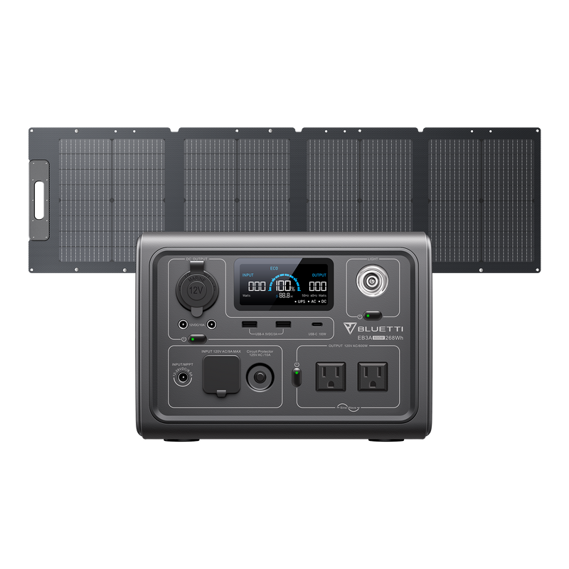 Load image into Gallery viewer, Dark Slate Gray Bluetti EB3A Portable Power Station | 600W 268Wh
