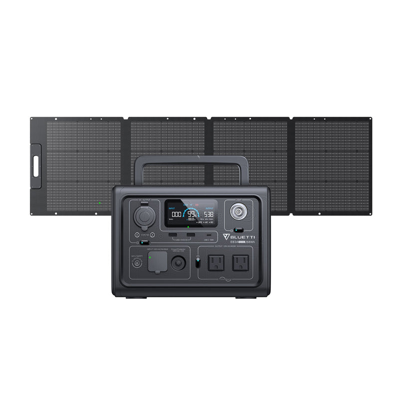 Load image into Gallery viewer, Dark Slate Gray Bluetti EB3A Portable Power Station | 600W 268Wh
