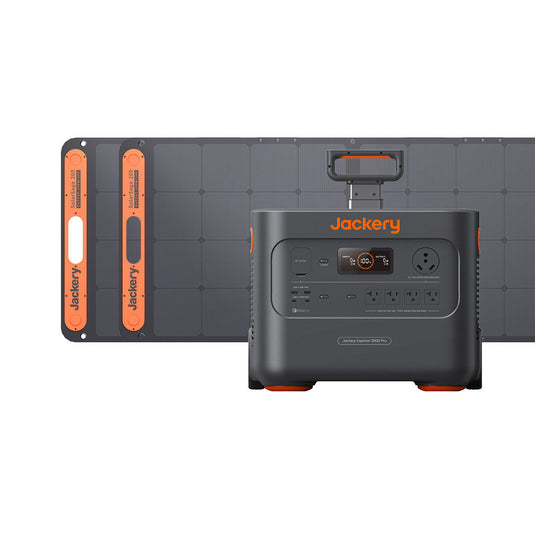 Dim Gray Jackery Solar Generator 3000 Pro