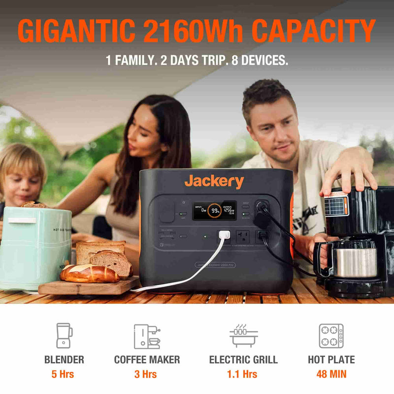 Load image into Gallery viewer, Dim Gray Jackery Solar Generator 2000 Pro
