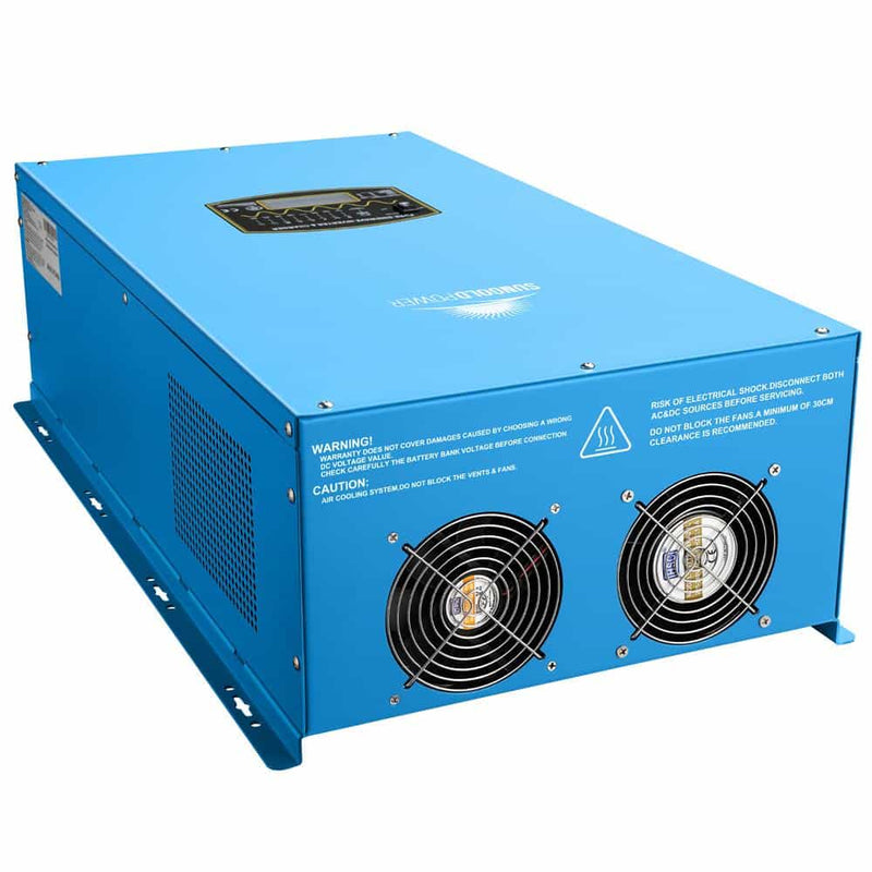 Load image into Gallery viewer, Steel Blue SunGoldPower 15000W 48V Split Phase Pure Sine Wave Inverter Charger
