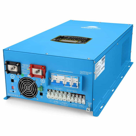 Cornflower Blue SunGoldPower 15000W 48V Split Phase Pure Sine Wave Inverter Charger